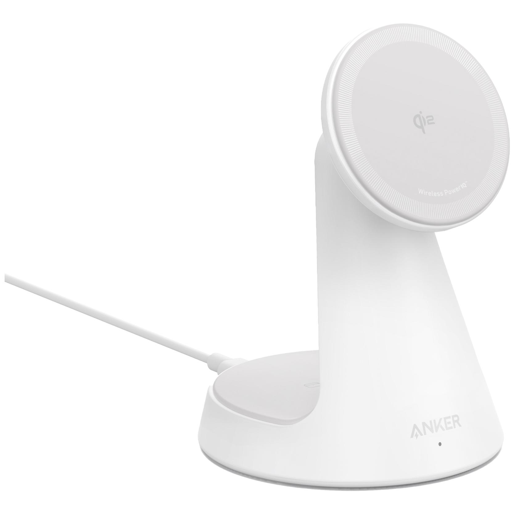 Anker Wireless Charger 15W Qi2 for Mobile Devices - White