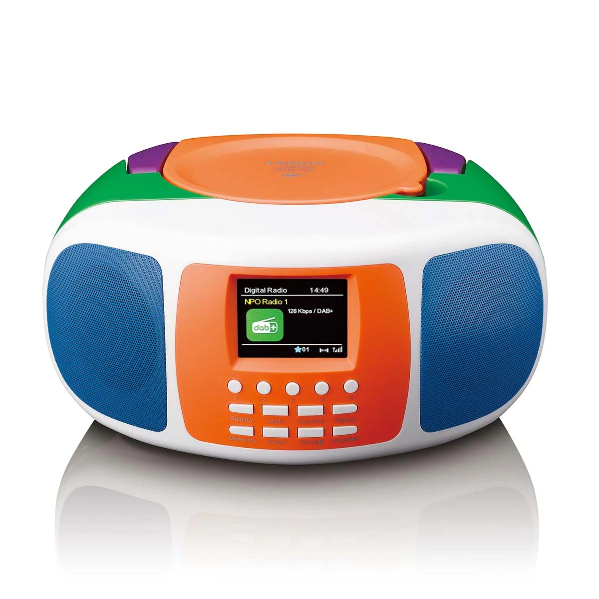 Lenco SCD-861KIDS - Portable DAB+ FM Radio with Bluetooth and CD Player
