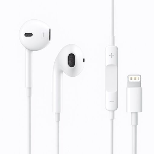 Auriculares con cable de Ellie, micrófono integrado y controles para iPhone Lightning