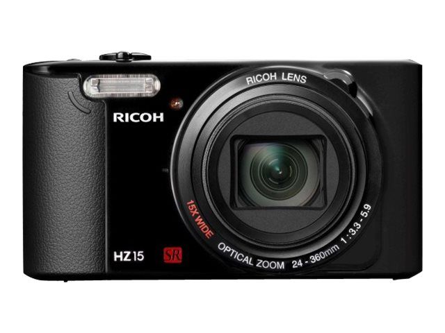 Ricoh Compact Camera - 16.0MP - 720p - 15x Optical Zoom - Glossy Black