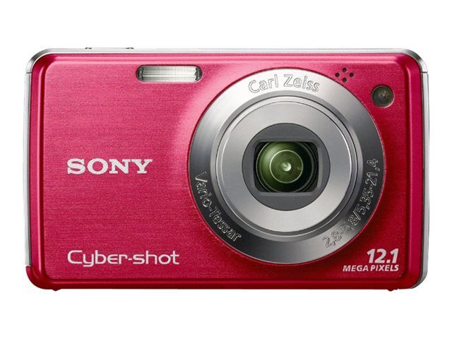 Sony Cyber-shot DSC-W230/R - Compact Digital Camera - 12.1 MP - 4x Optical Zoom - Carl Zeiss - Red