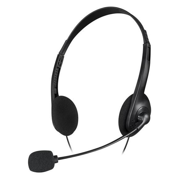 Auricular Jöllenbeck Accord - Sobre oreja - Con cable - Negro