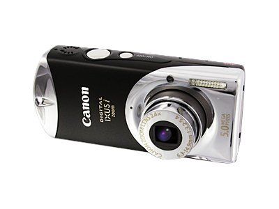 Canon Compact Camera - 5.0MP - 2.4x Optical Zoom - Jet Black