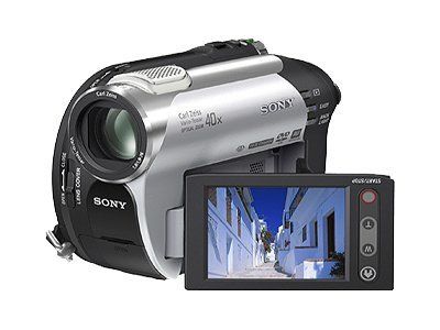 Cámara de mano Sony DCR-DVD106E - 8 MP - Zoom óptico 40x - Objetivo Carl Zeiss - DVD