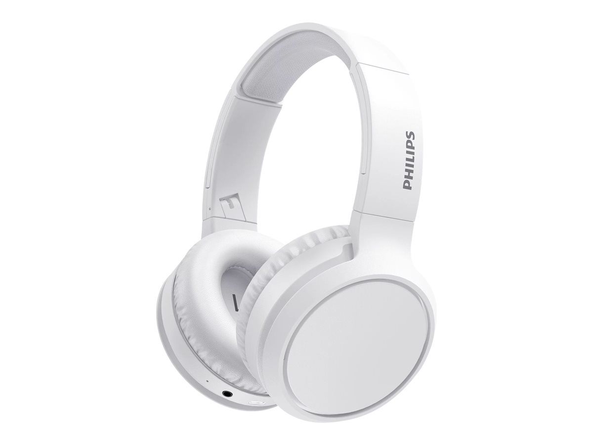 Philips TAH5205BT Wireless Headphones - Circum-aural with Microphone - White