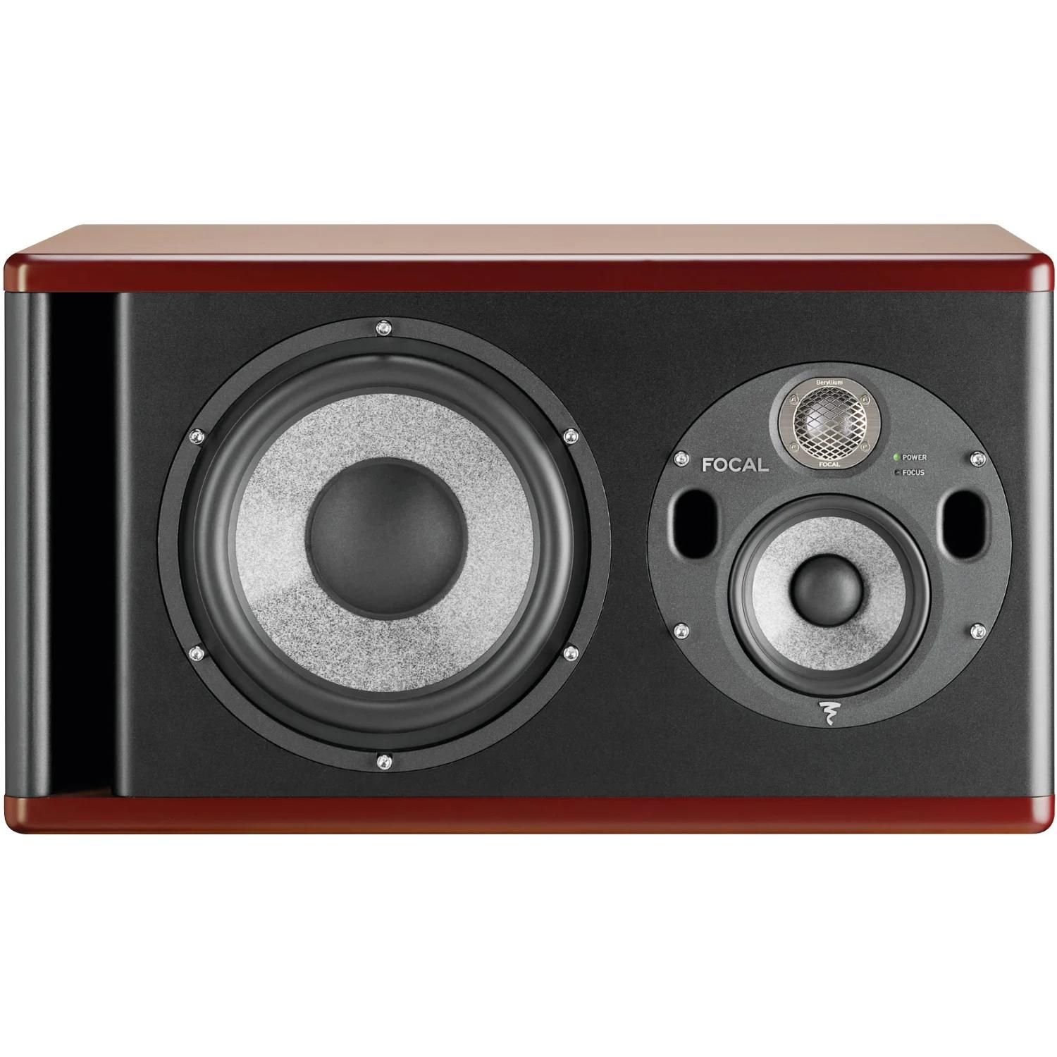 Focal Trio11 Be - 3-Way Speaker for Screens - Black, Natural Red Oak Veneer