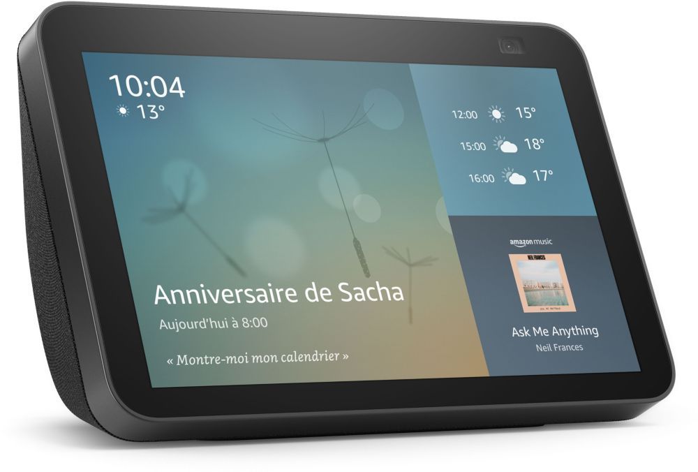 Amazon Echo Show 8 (2nd Gen) - Smart Display - 8" LCD - Wireless - Wi-Fi, Bluetooth - Slate