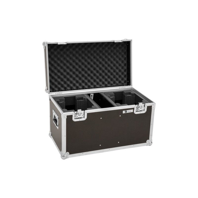 Roadinger LED Flight Case 2x TMH-X4 (Size, Color, Capacity)