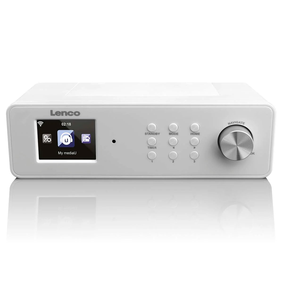 Lenco KCR-14 - Internet Kitchen Radio with FM - White