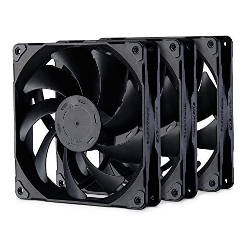 Phanteks M25 PWM Fan, 3-Pack - 140mm, Black