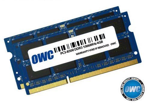 Mémoire OWC 8 Go (2 x 4 Go) DDR3 1066 MHz SO-DIMM