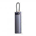 Baseus Metal Gleam 12-in-1 USB-C Hub (Grey)