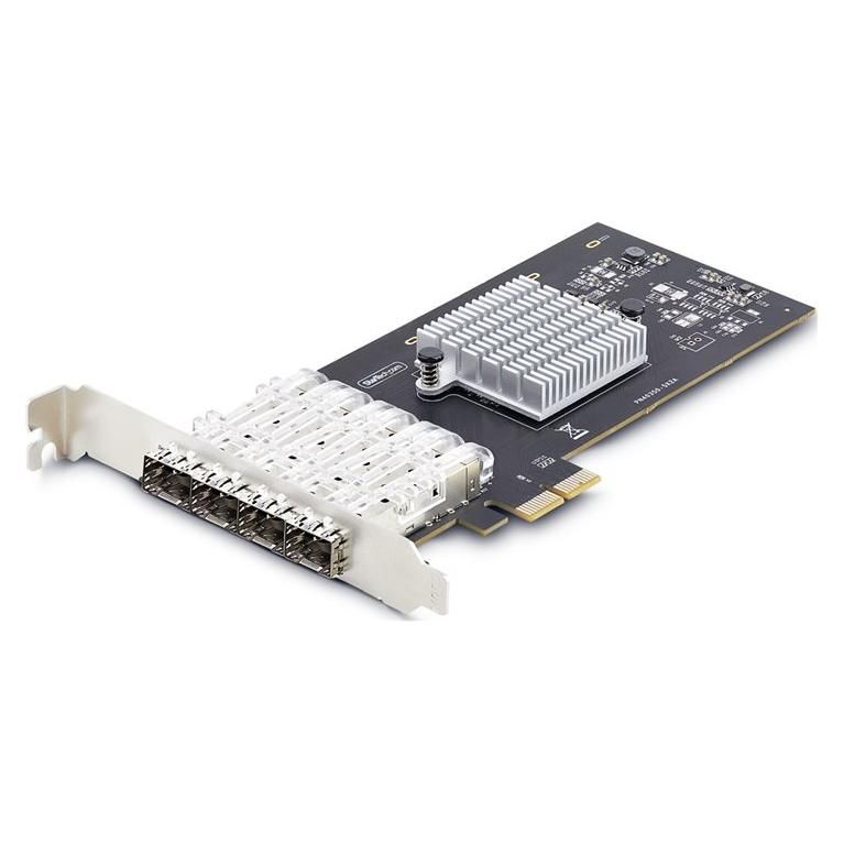 StarTech.com Gigabit Ethernet SFP Adapter - 4-Port PCIe NIC