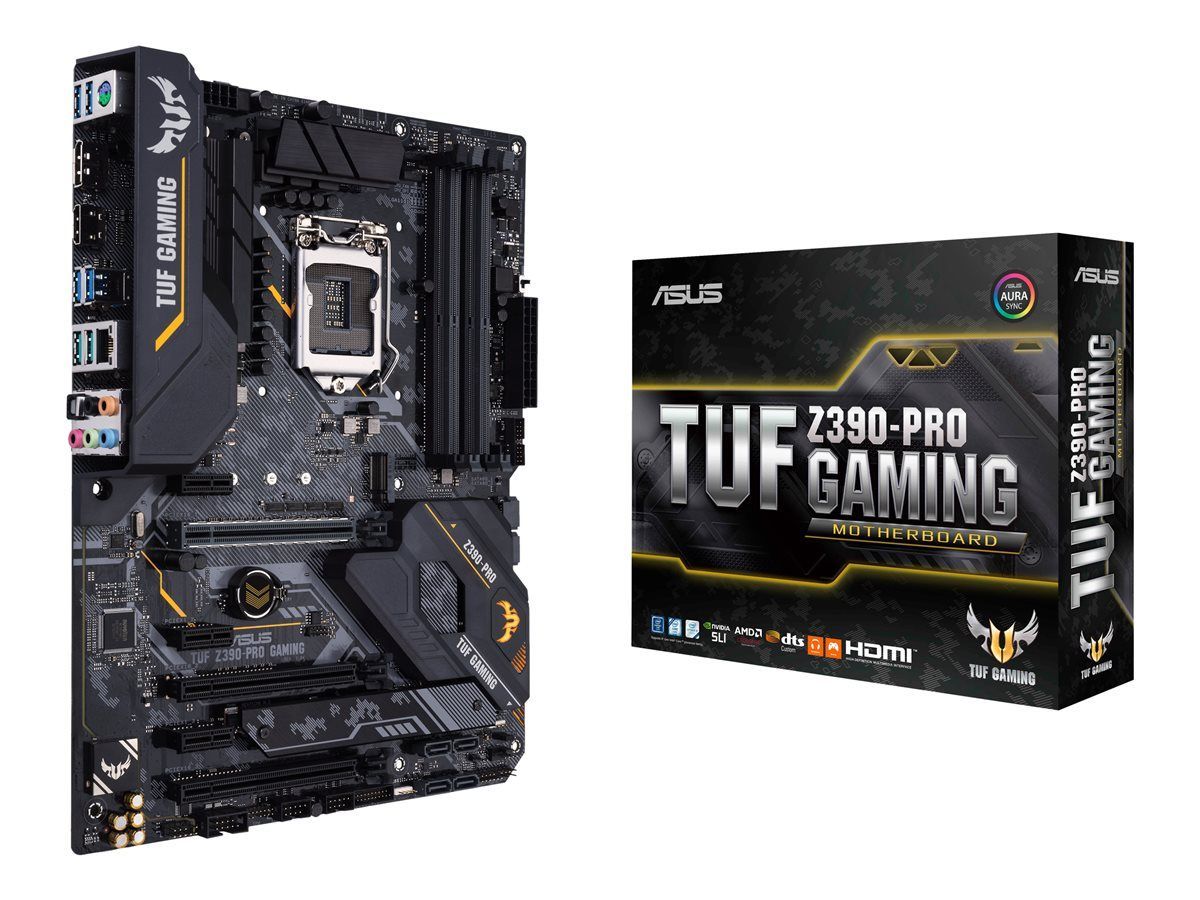 ASUS TUF Z390-PRO Gaming - Gaming Motherboard (Intel Z390, LGA 1151 ATX, DDR4, Aura Sync)