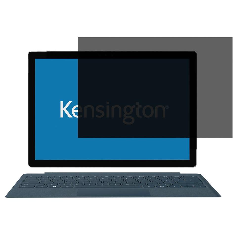 Écran de confidentialité Kensington - Filtre d'ordinateur portable 16:9, paquet en vrac - Bidirectionnel, amovible, module d'extension/adhésif - 15.6"