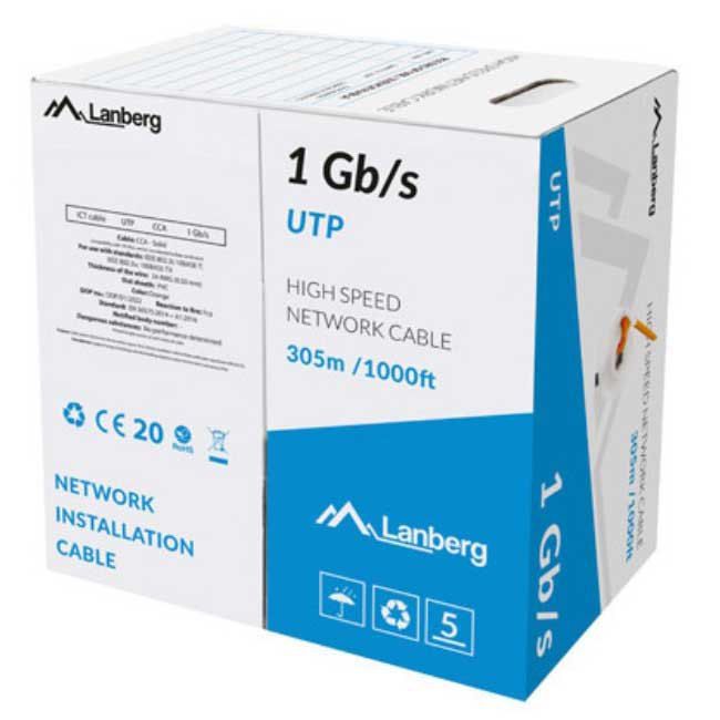 Lanberg Network Cable, 6-Port, 10GB, 305m
