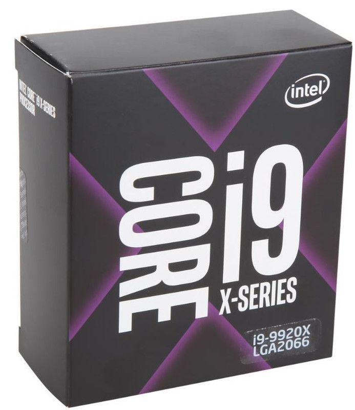 Intel Core i9 X-Series Desktop Processor - Core i9-9920X Skylake X 12 Cores 3.5GHz (4.4GHz Turbo) LGA 2066 165W