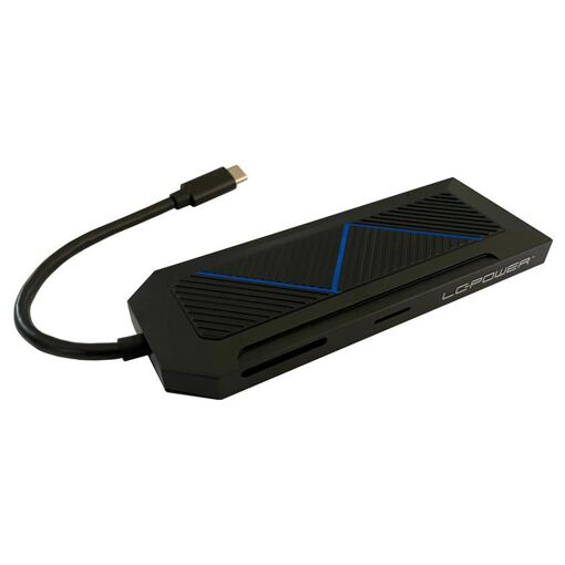 LC-Power LC-HUB-C-MULTI-6-RGB 3.2 Gen 2 USB Type-C Hub & Adapter