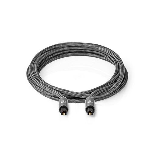 Câble optique Nedis CATB25000GY30 (3 m, gris métal, TosLink)