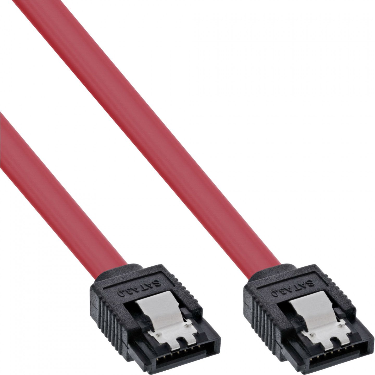 InLine SATA Cable 0.3m Red
