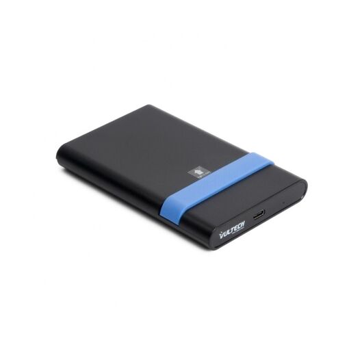 Boîtier de stockage Vultech GS-15U3TC 2,5 pouces, noir bleu