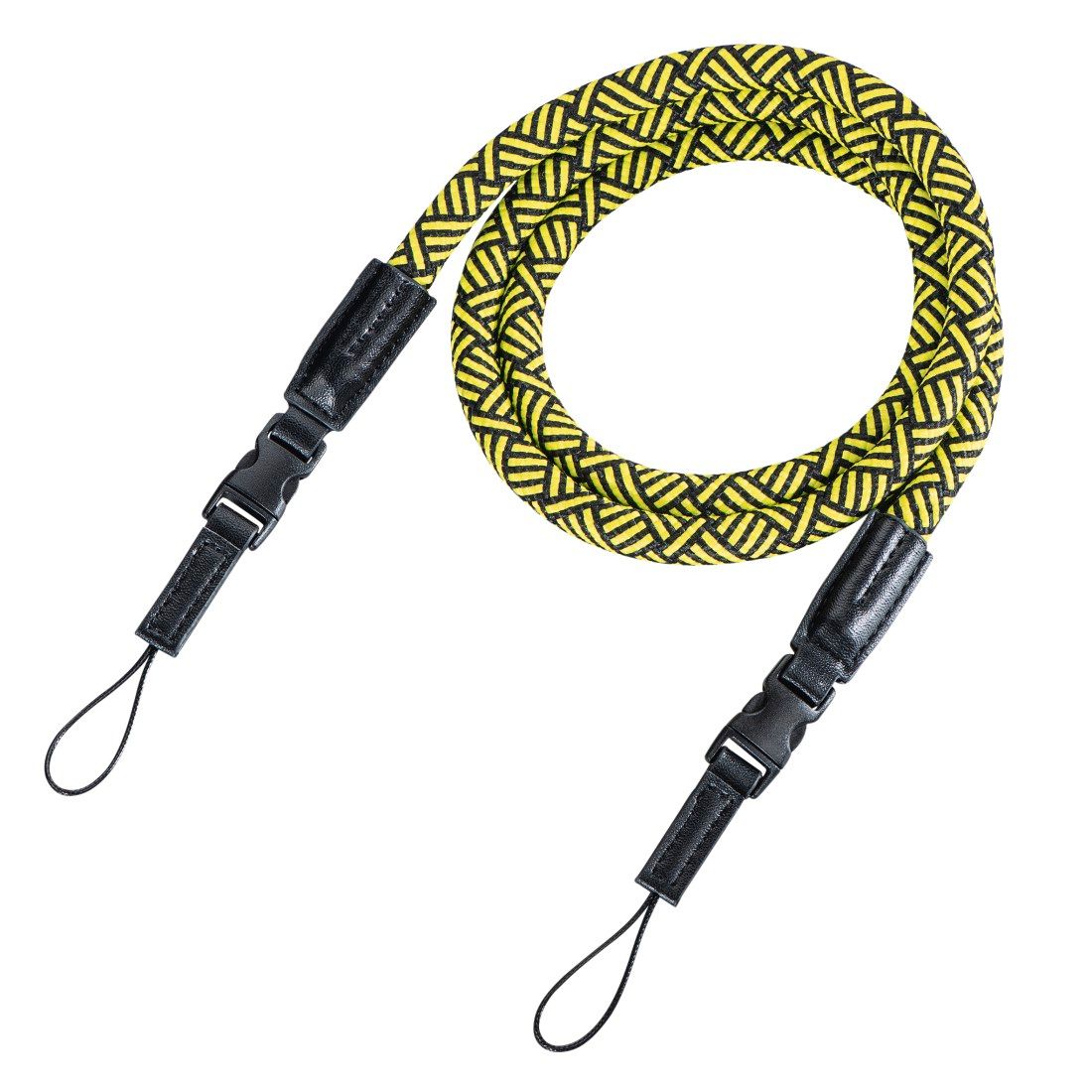 Hama Braid 120 Camera Strap, Clip Fastener, 47.25 Inch, Black/Gray
