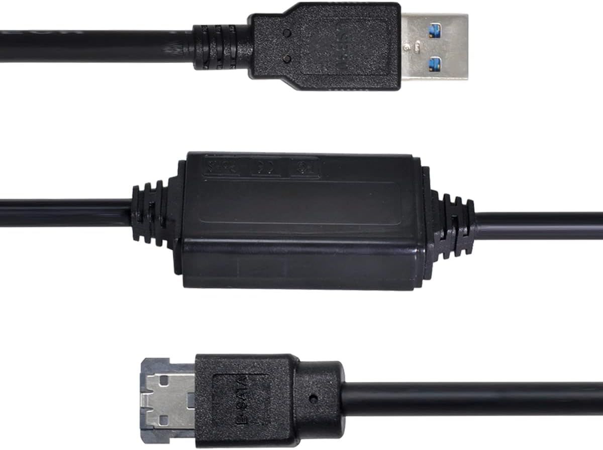 Adaptateur USB 3.0 vers eSATA externe pour disques durs 2,5'' et 3,5''