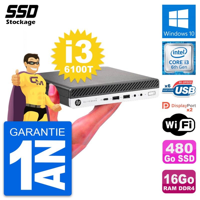 PC Mini HP 800 G3 DM