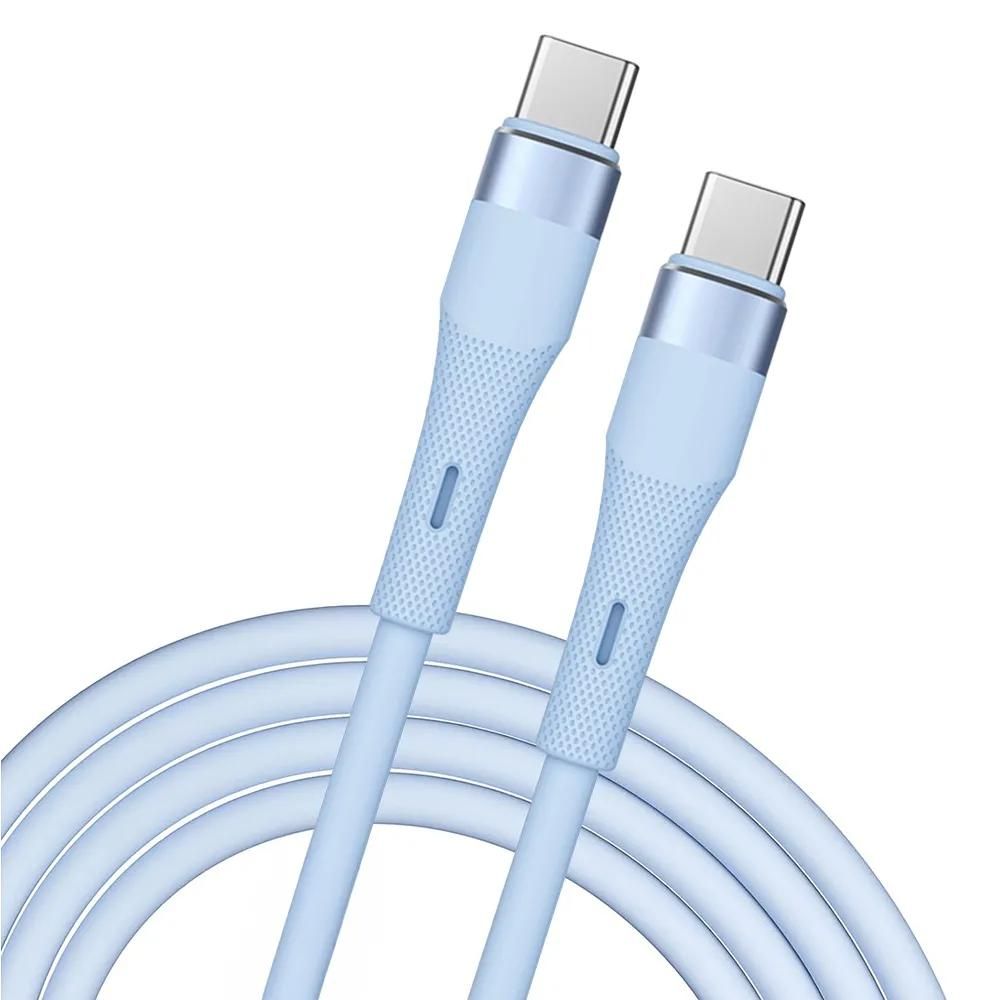 E.F.Connection USB-C to USB-C Fast 60W Cable - 1M Blue