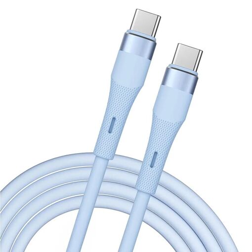 E.F.Connection USB-C to USB-C Fast 60W Cable - 1M Blue