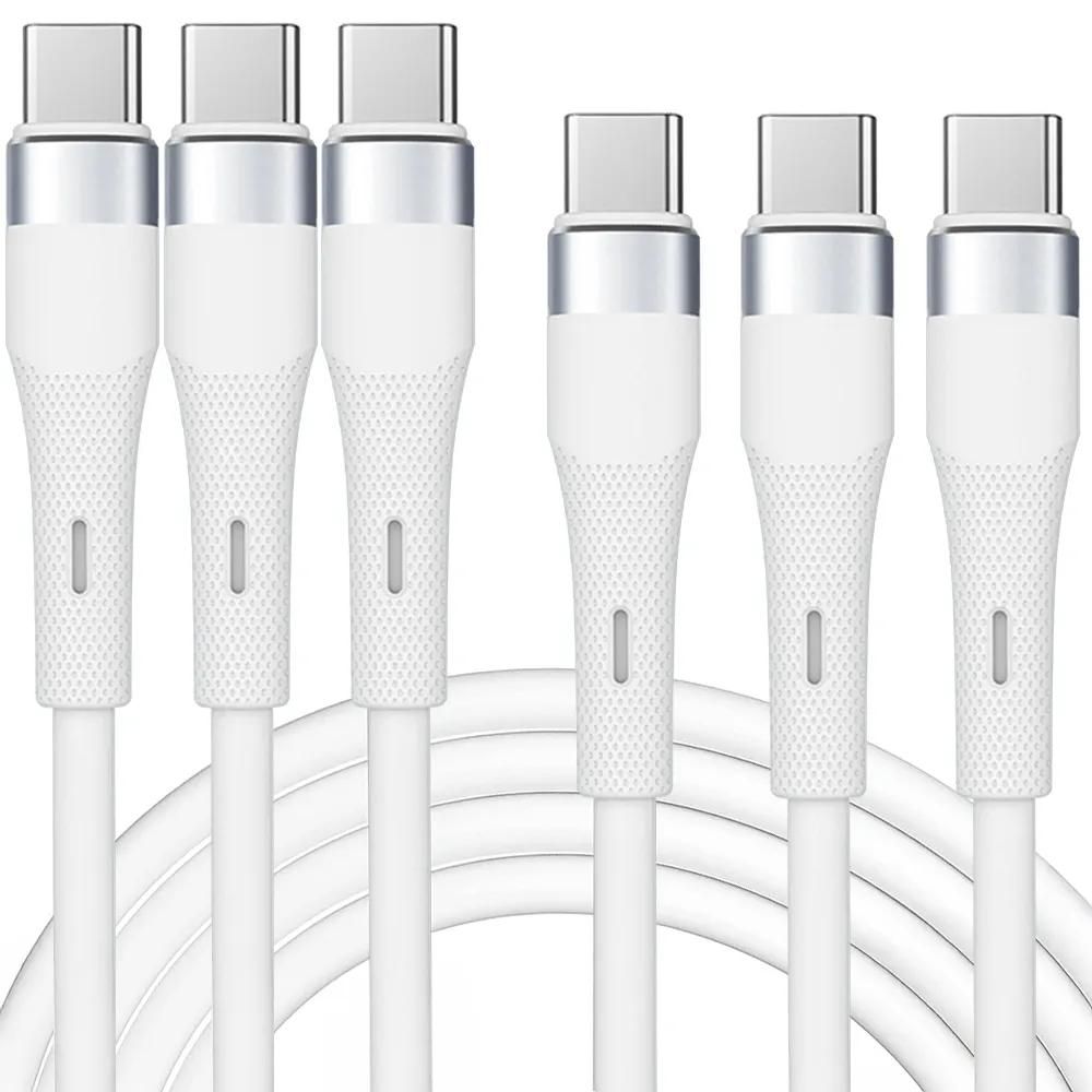 E.F.Connection 60W USB-C to USB-C Fast Charge Cable - 1 Meter White