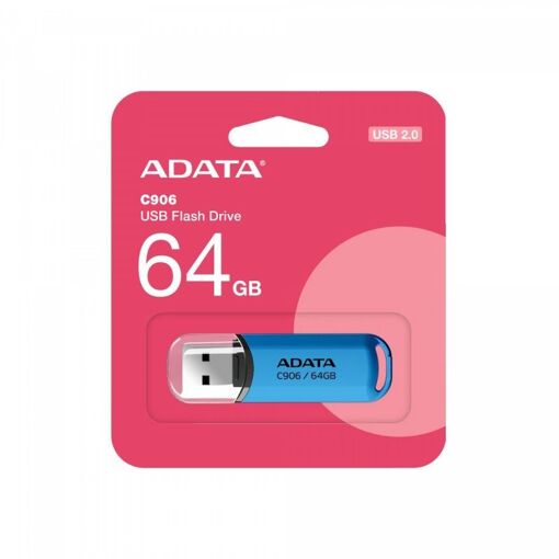 ADATA C906 64GB USB 2.0 Flash Drive - Blue