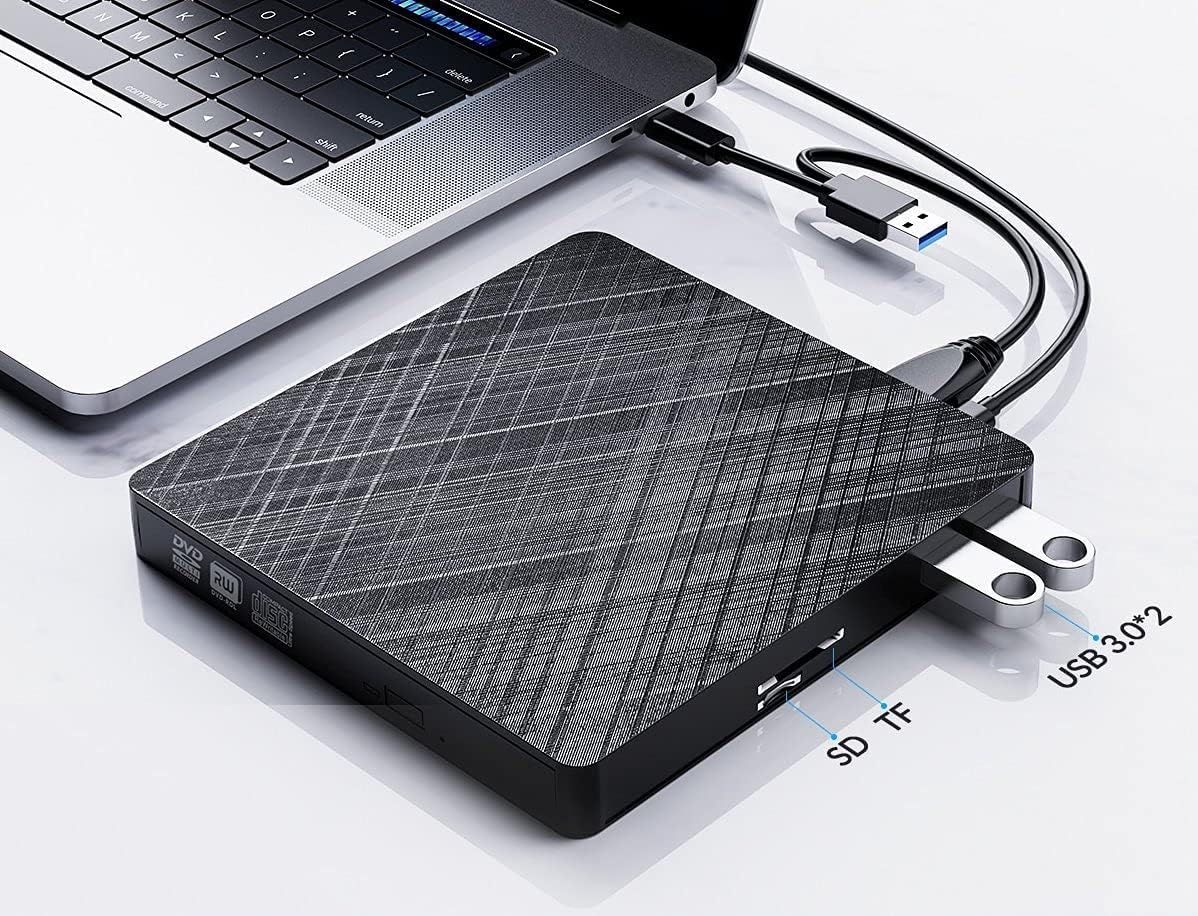 YzmrBdqc External DVD/CD-ROM Burner with USB 3.0 Interface