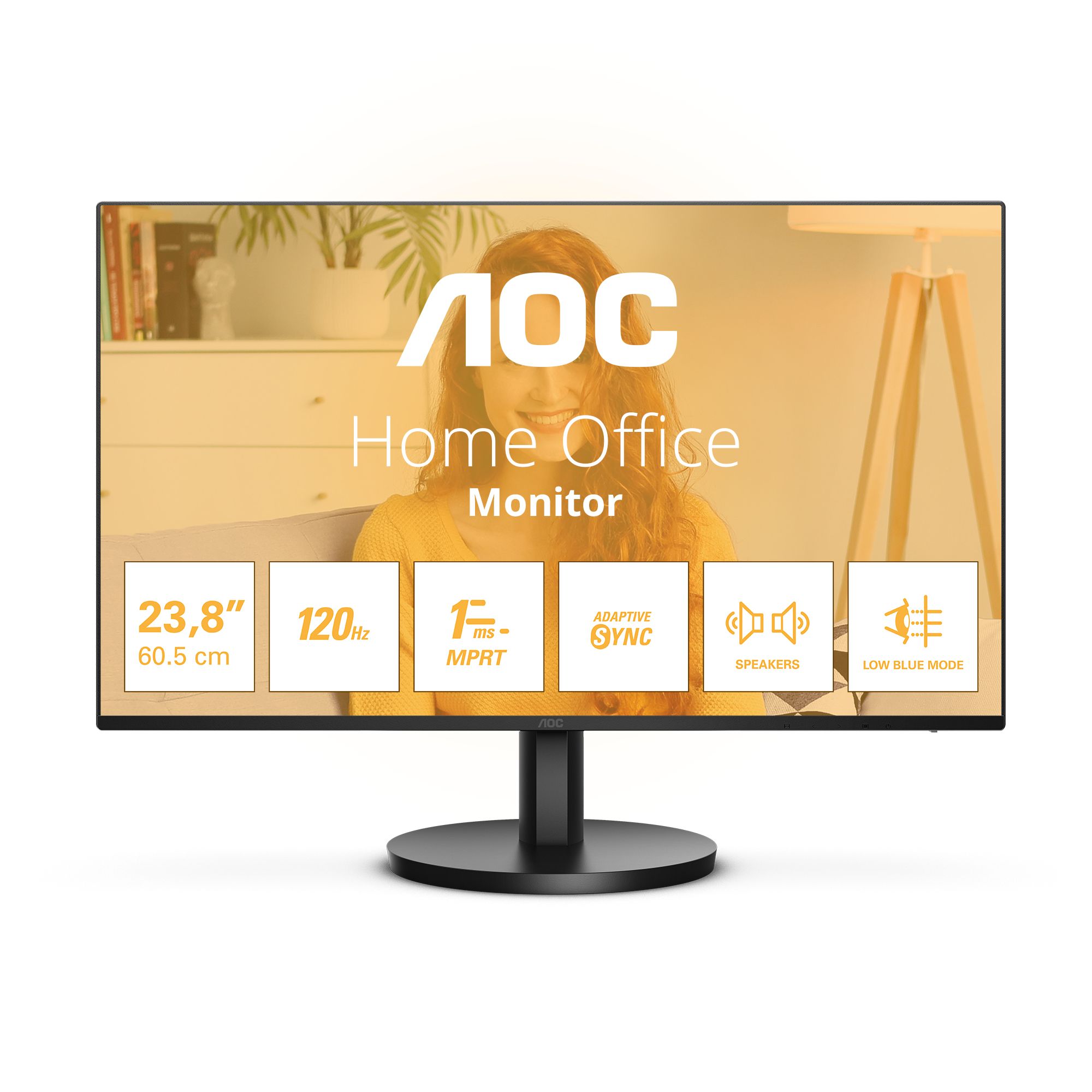 AOC B3 24-inch Full HD LED Screen (23.8", 1920 x 1080, Black)
