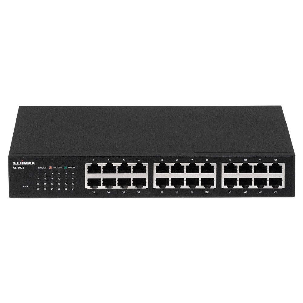 Edimax Gigabit Ethernet Switch GS-1024 (10/100/1000) Black