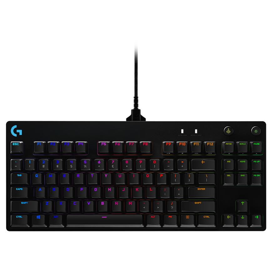 Teclado de juego Logitech G920 - Negro (USB, Conmutadores mecánicos, Iluminación LED RGB)