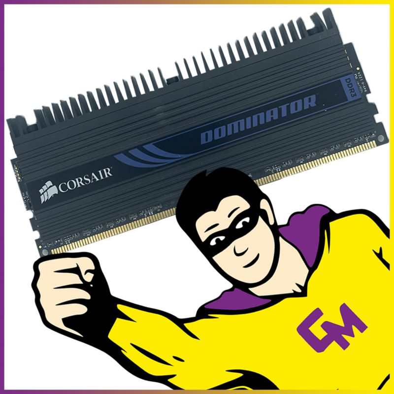 Corsair 4GB DDR3 1600MHz CL9 DIMM Memory Module (CMP8GX3M2A1600C9)