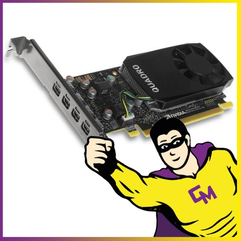 Nvidia Quadro P600 2GB GDDR5 PCI-Express Mini DisplayPort Graphics Card
