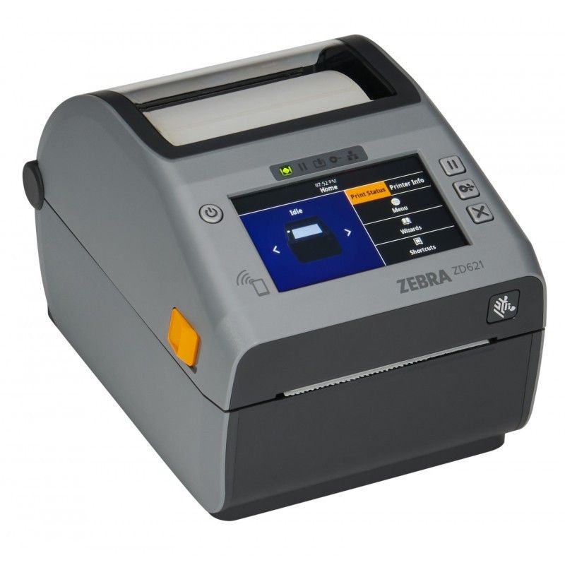 Zebra ZD621T Printer (203 DPI, Thermal Transfer, Bluetooth, Wi-Fi)