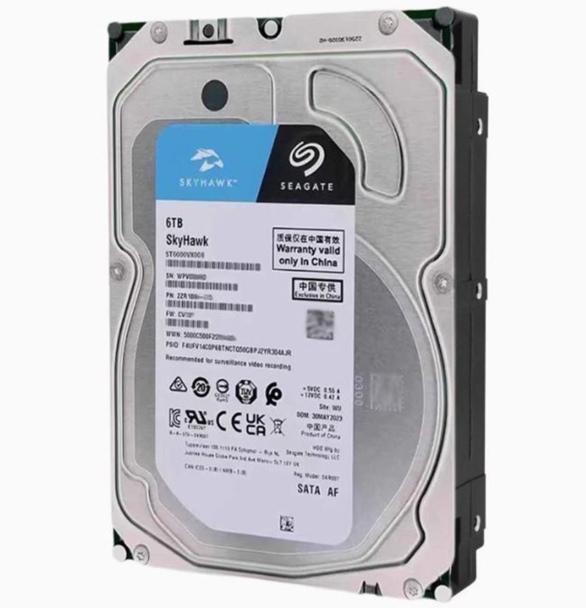 Disque dur de surveillance Seagate 6 To 256 Mo 3,5 pouces ST6000VX008