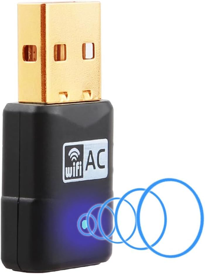 Adaptador Wi-Fi USB RyuuOto de Banda Doble, MU-MIMO, Compatible con Windows 11/10/8.1/7/XP
