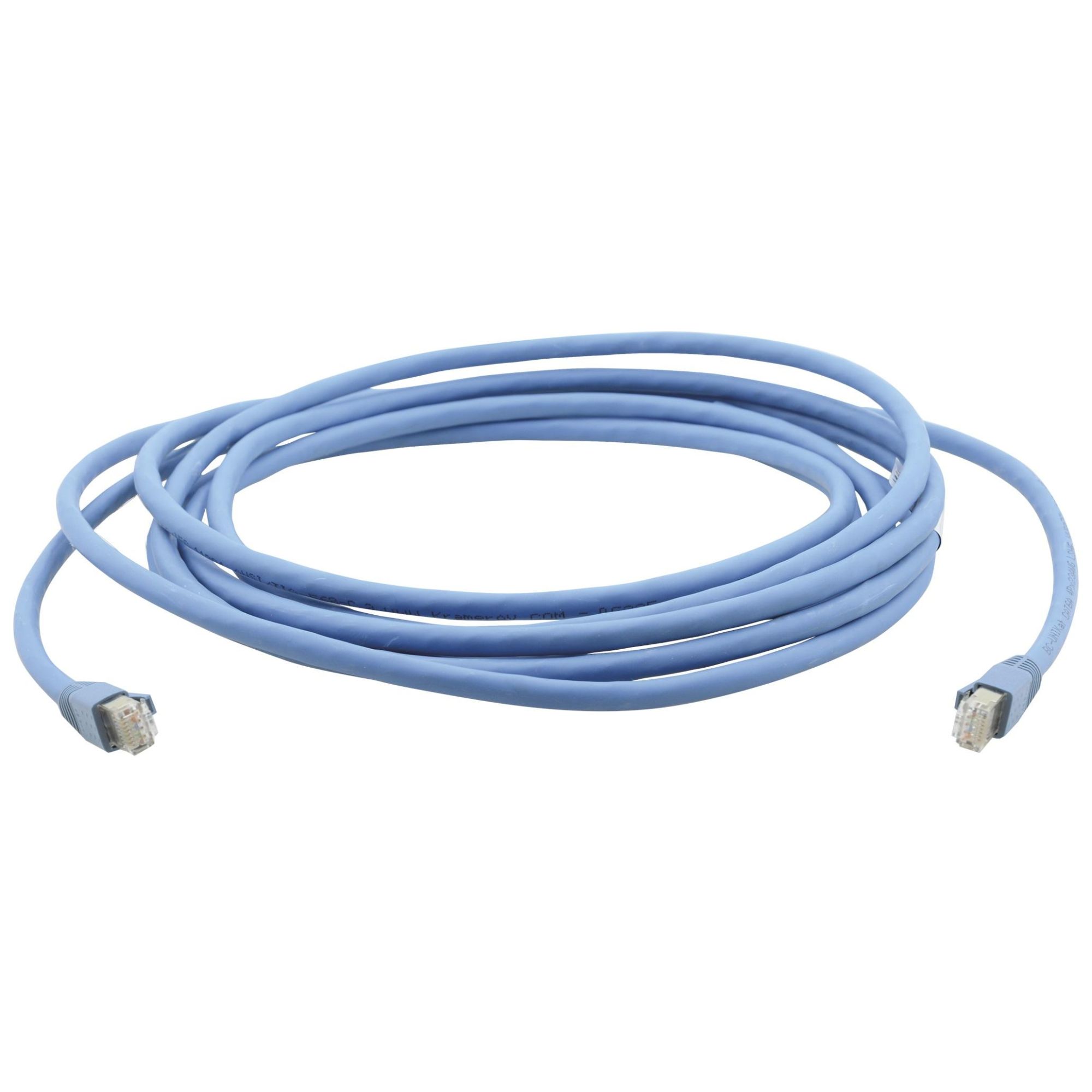 Kramer Electronics Cat6a Network Cable, 0.6m, Blue (U/FTP STP)