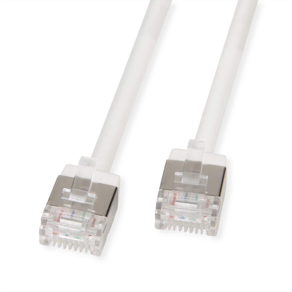 Roline Cat6a Network Cable, 0.5m, White (U/FTP STP)