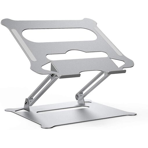 Soporte para portátil Zhouweishop, altura ajustable con rejilla de ventilación, compatible con MacBook Air/Pro
