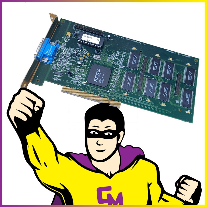 STB Systems Velocity 3D Virge 4MB DDR1 PCI VGA GPU