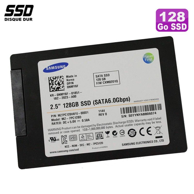 Samsung SSD 128GB MZ-7PC128D (SATA III, 6Gbps)