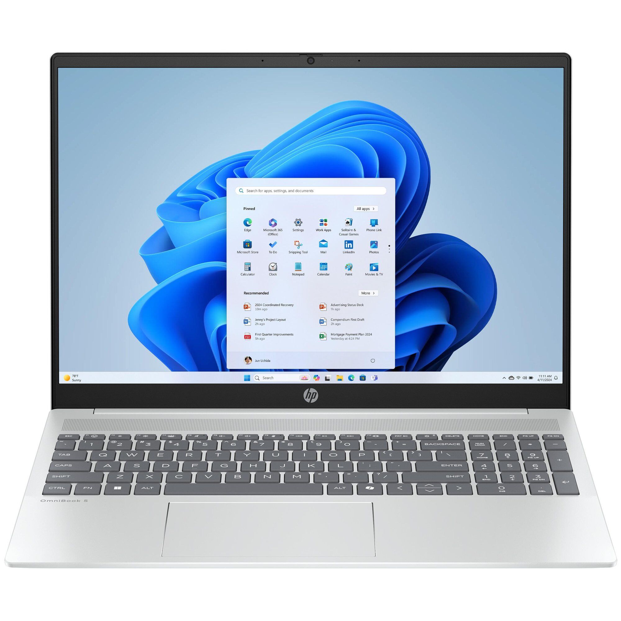 Ordinateur portable HP OmniBook 5 16 pouces avec processeur Intel Core i5