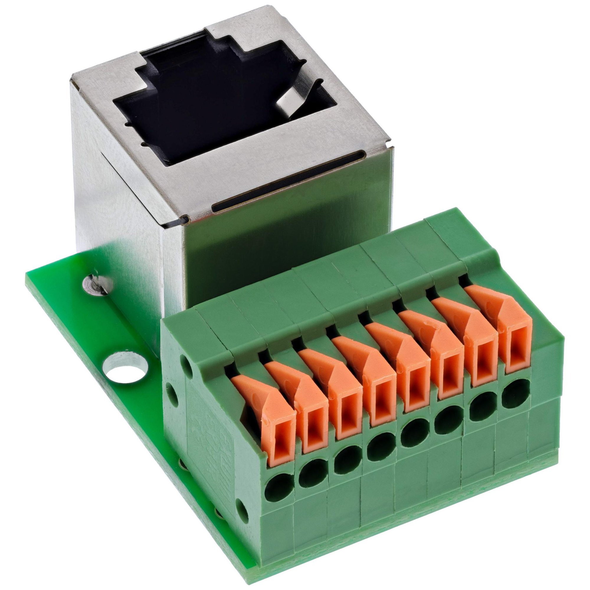 InLine Straight Female-Female Connector, Green (92505G)