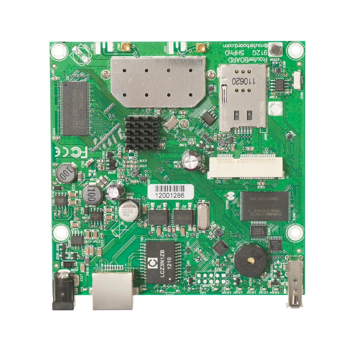 Mikrotik RB912UAG-5HPnD 600MHz Processor, 64MB RAM, 1x Gigabit LAN, USB, miniPCIe, Integrated 2.4GHz & 5GHz Wireless
