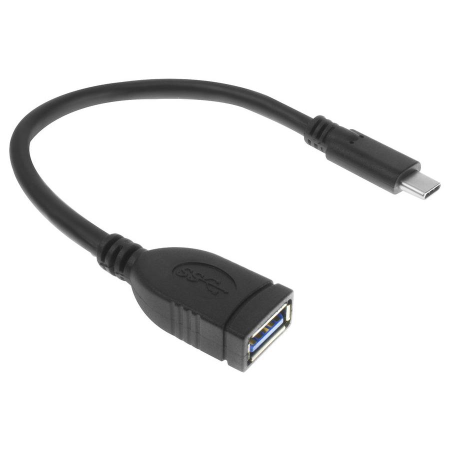 ACT USB-C to USB-A Cable 3.2 Gen 1 (3.1 Gen 1) - 0.2m Black